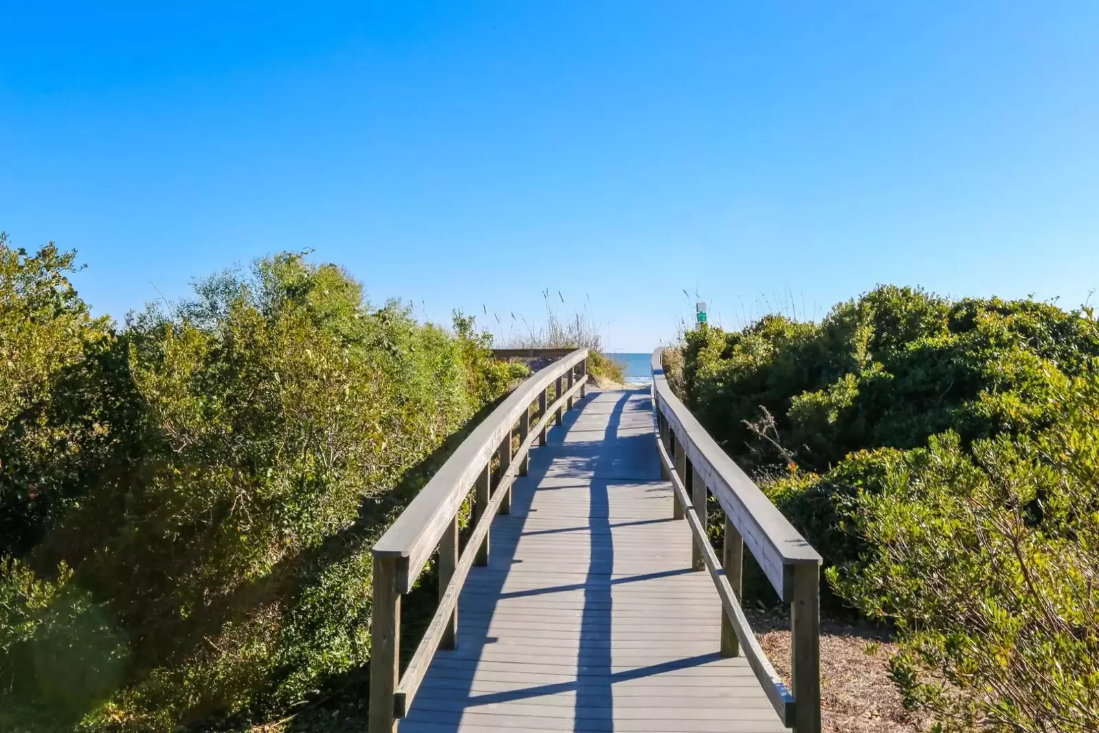 This is the boardwalk and beach access point for the Beachside community.