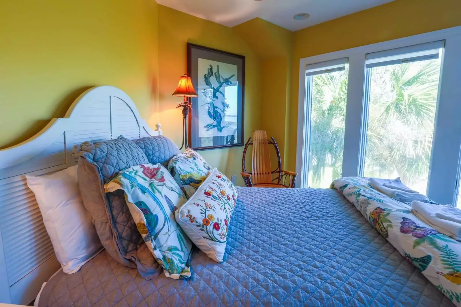 Each of the beds are made in advance of your arrival with freshly laundered sheets.