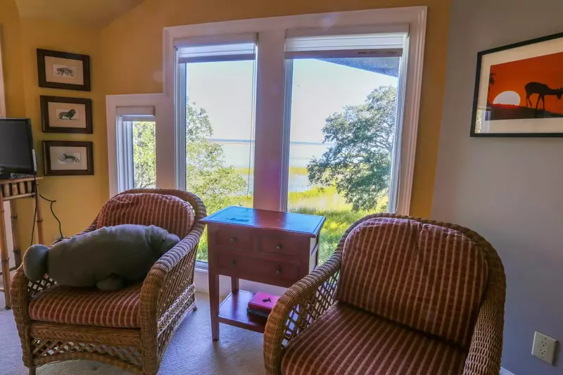 More spectacular views of the marsh from the guest bedroom suite!