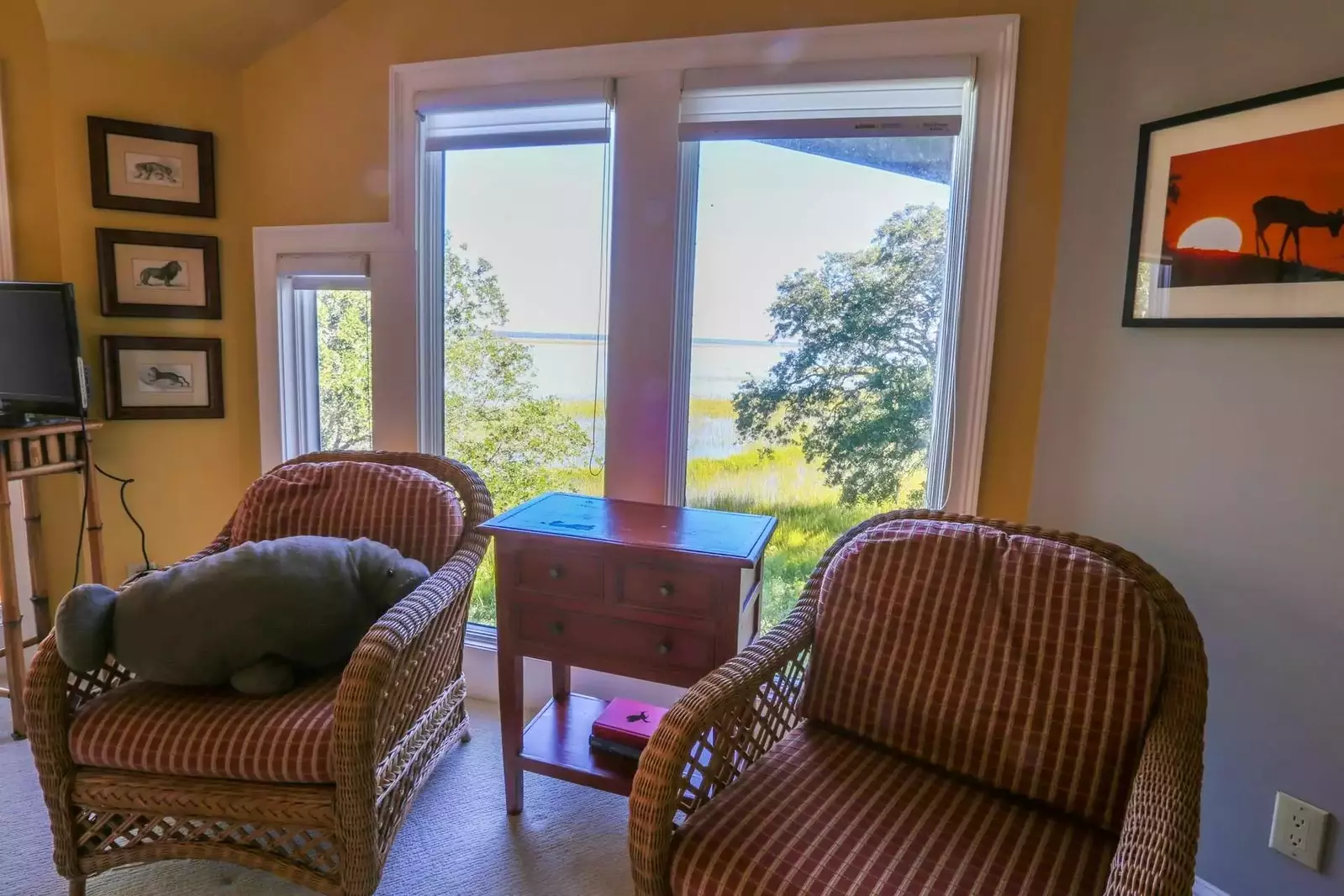 More spectacular views of the marsh from the guest bedroom suite!