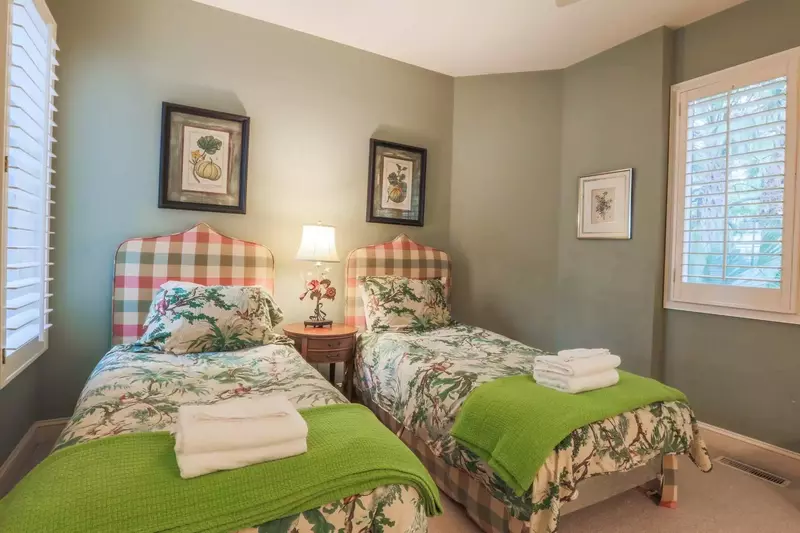 The home's third bedroom is on the ground floor near the front of the home.