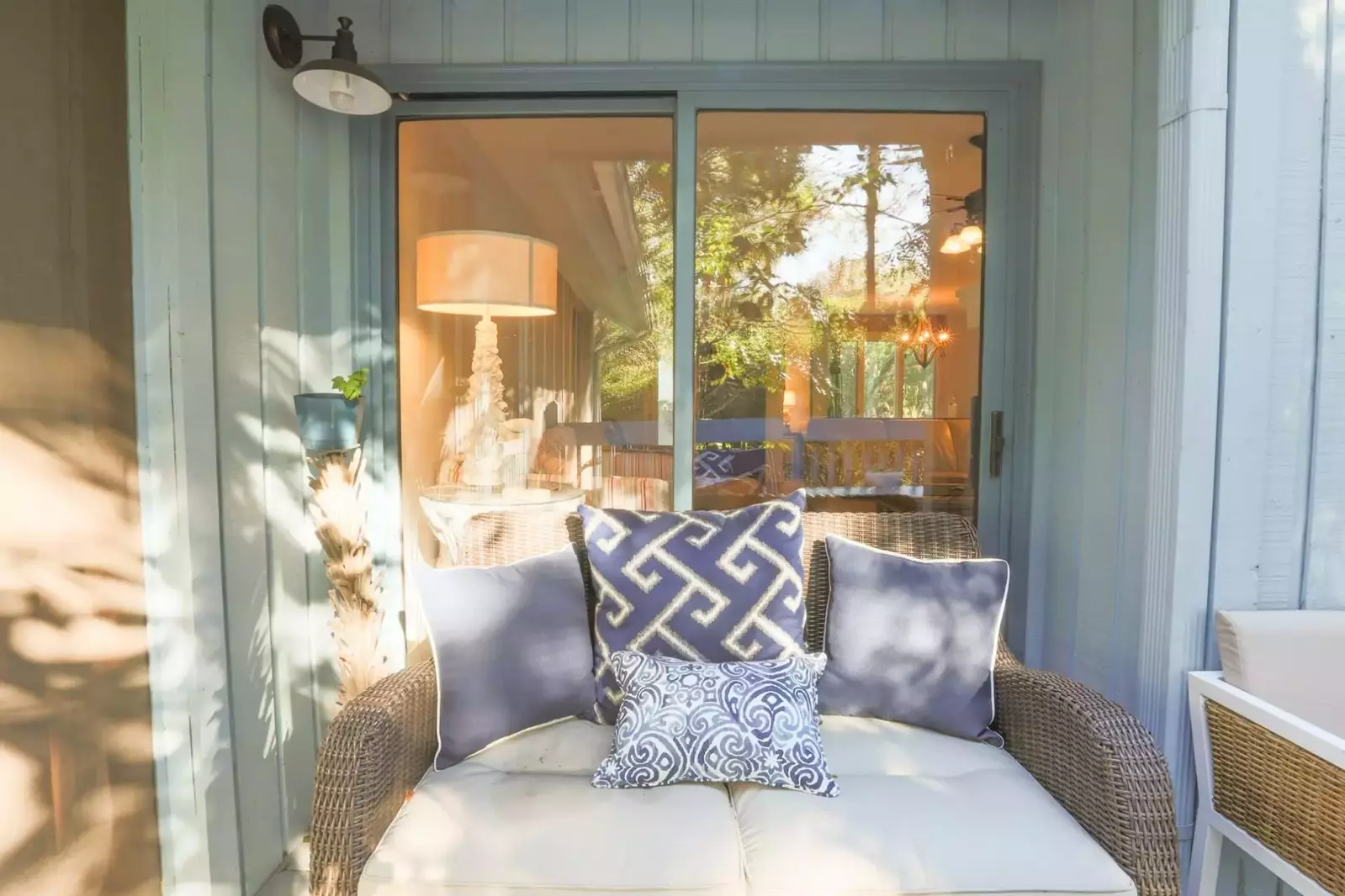 This is the perfect spot for your morning coffee or evening beverage of choice.
