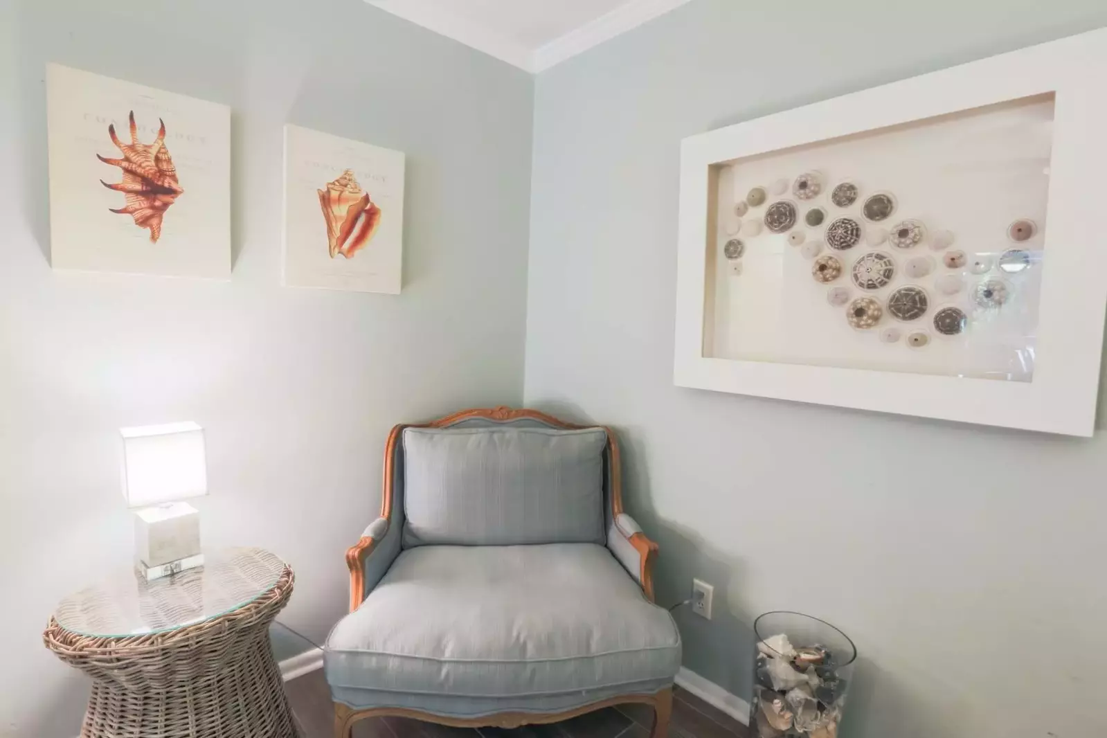 There is also a small seating area in the master suite.