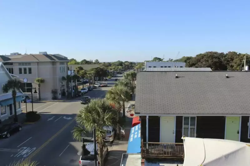 Center Street Folly Beach from Snapper Jack's