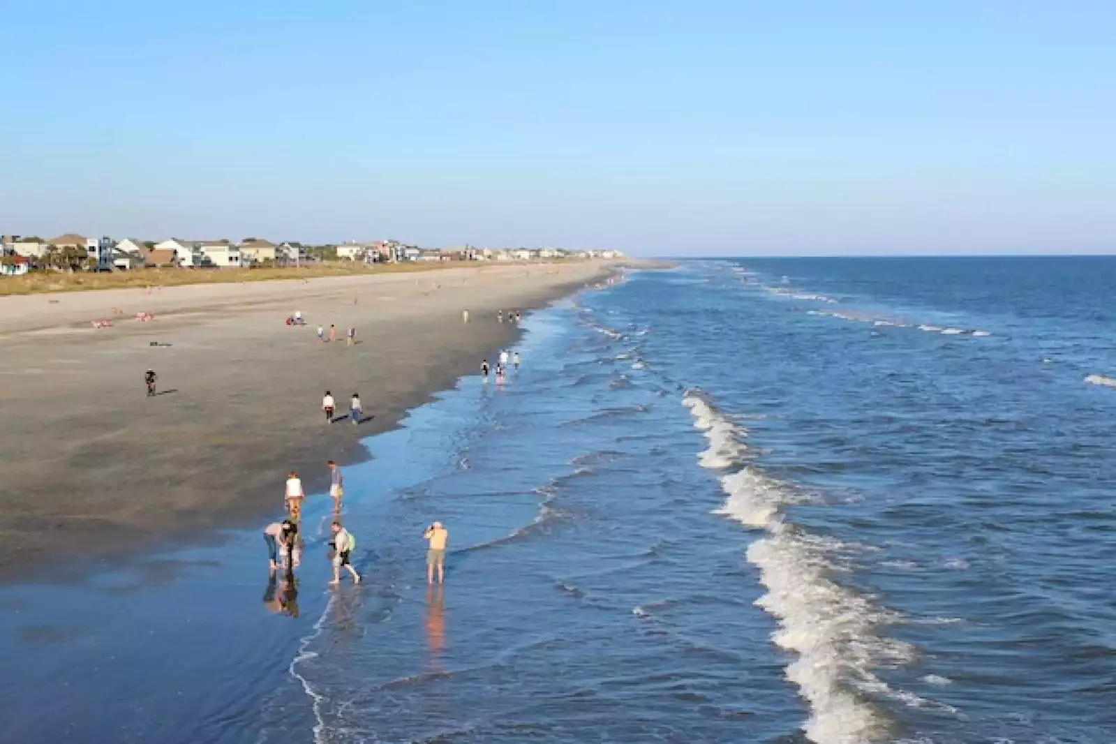 Atlantic Ocean at Folly Beach, South Carolina