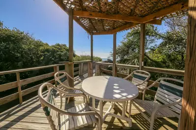 Sit outside and enjoy the sounds of the crashing waves...