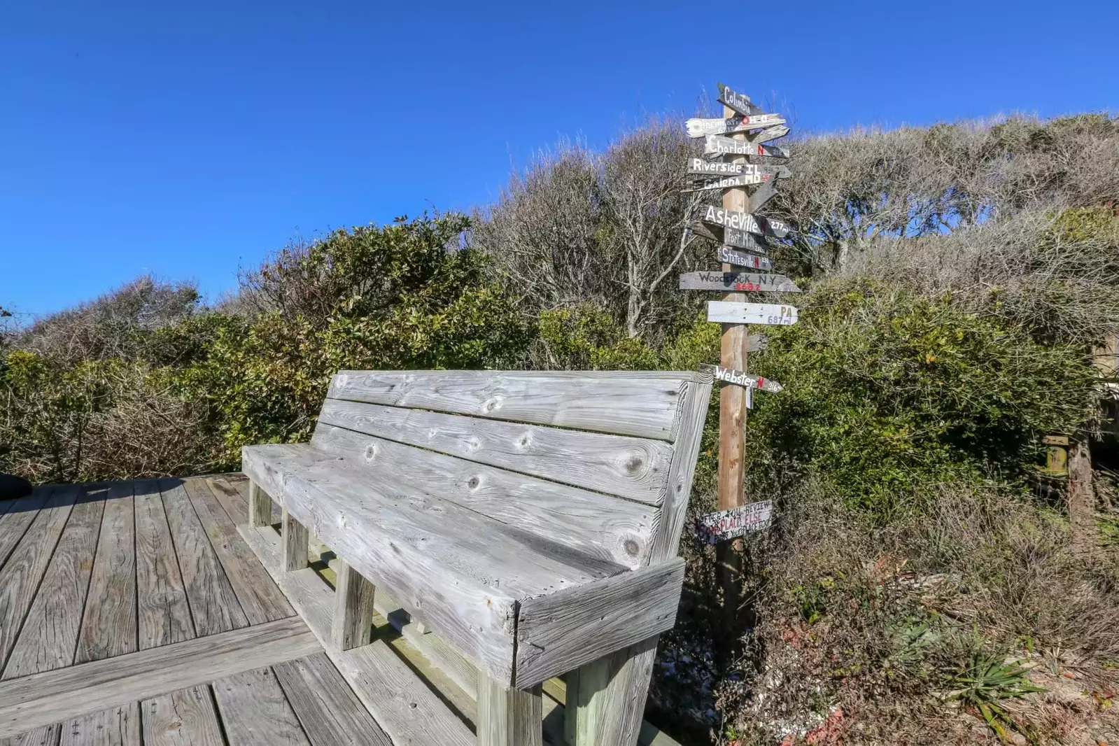 Take a seat and enjoy the ocean views on our beachfront deck.