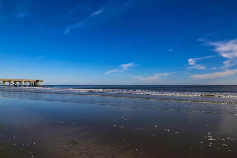 The long wide beach is perfect for toddlers, they can run and splash in the pools on the beach.