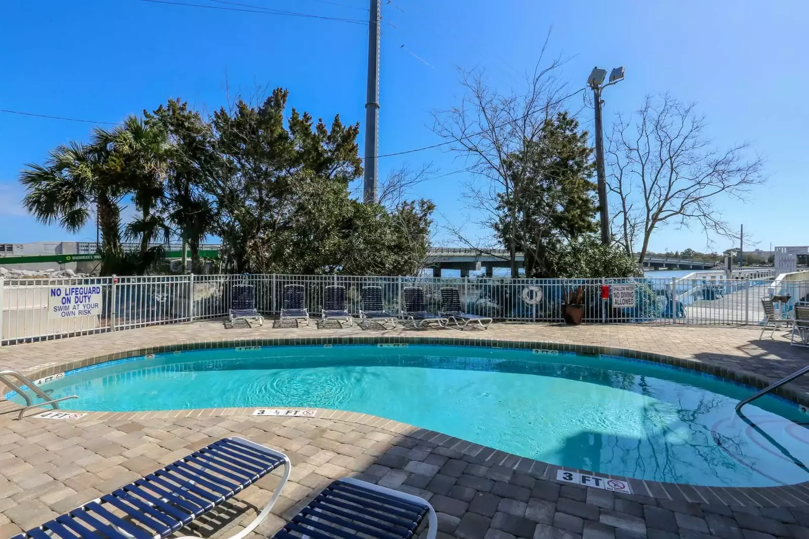 Guests are welcome to use the Turn of River community pool.