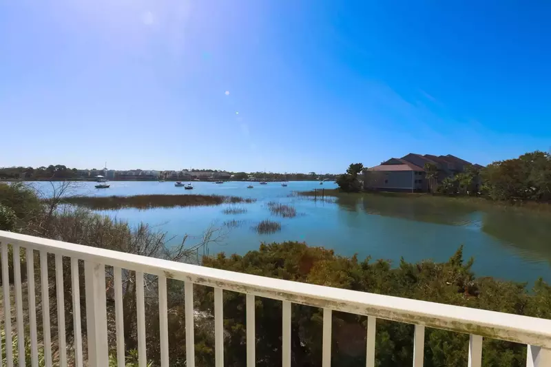 Watch the tide come in and go out from the condo's balcony.