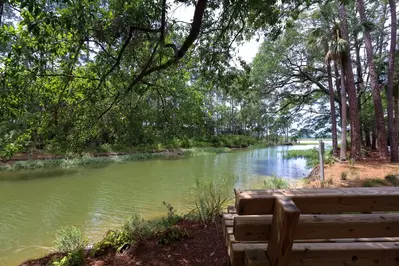 Sprigg's Shack is situated alongside this beautiful tidal creek.