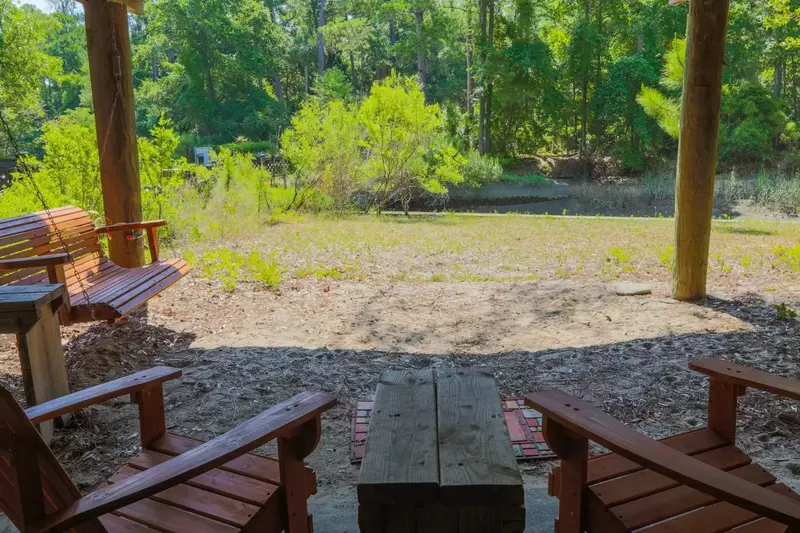 Relax in the shade and take in the beauty of the maritime forest.