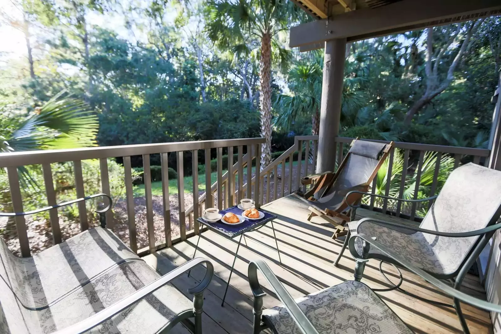 Chill in the privacy of your own back porch and listen to the incredible sounds of Kiawah nature!