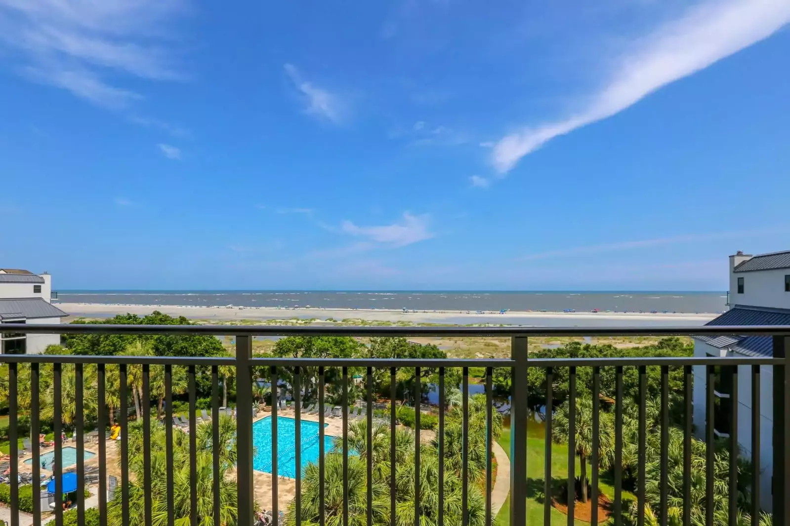 You'll never tire of this penthouse view from the balcony off the master bedroom.