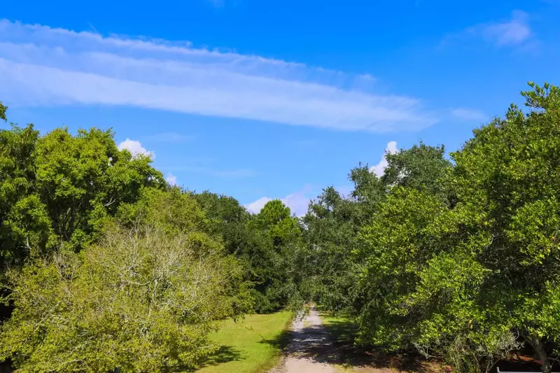 Enjoy these park-like views from the home's wraparound porch!