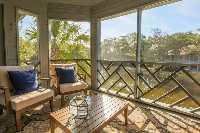 With morning sun continuing all day long it's a great spot to chill and read a book!