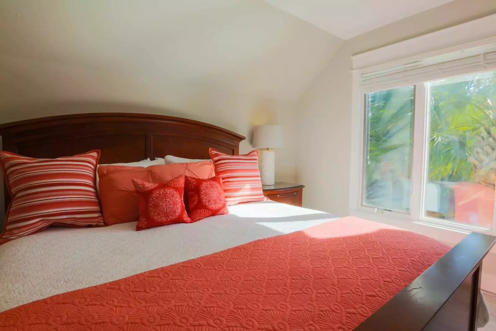 Each of the beds are made in advance of your arrival with freshly laundered sheets.