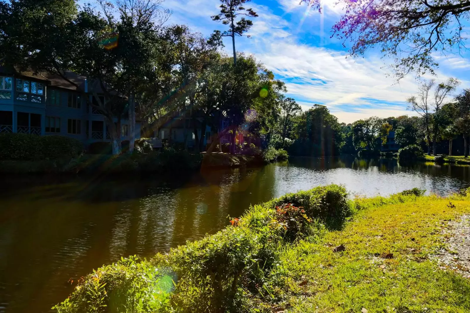 The lagoon is one highlight of the Turtle Cove community.
