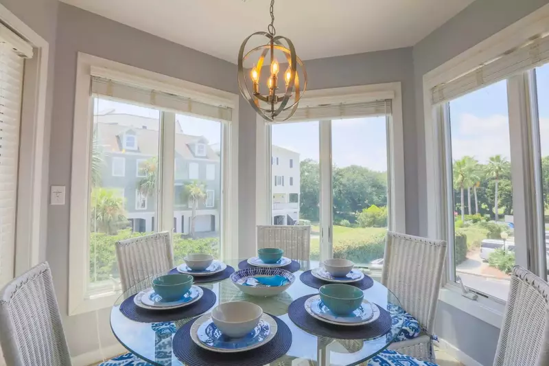 Blue sky breakfast or evening sunset view....depends on the time of day!