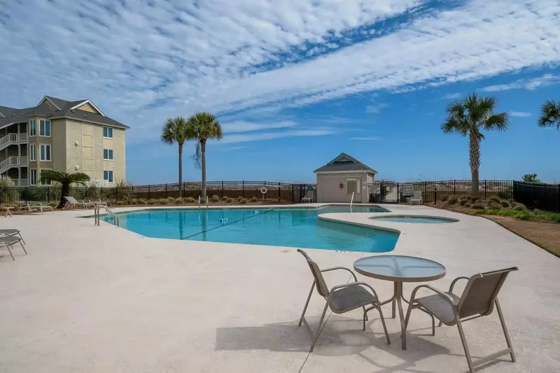 There are dining tables & chairs as well as a community grill available for your use.