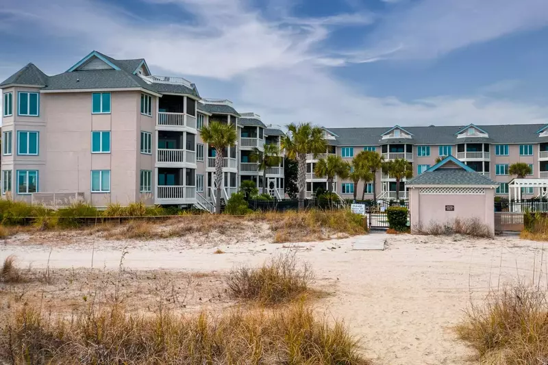 This is the view of the Tidewater community from the beach.