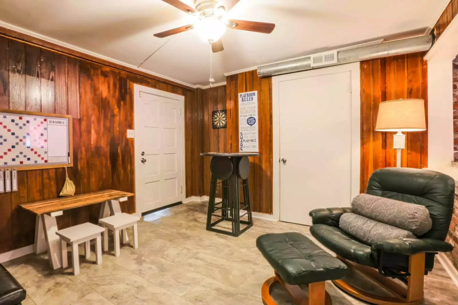 Your kids will love gathering in our awesome playroom!