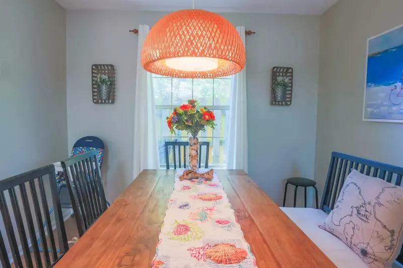 Gather with your family & friends together for great meals & conversations in this cozy dining nook.