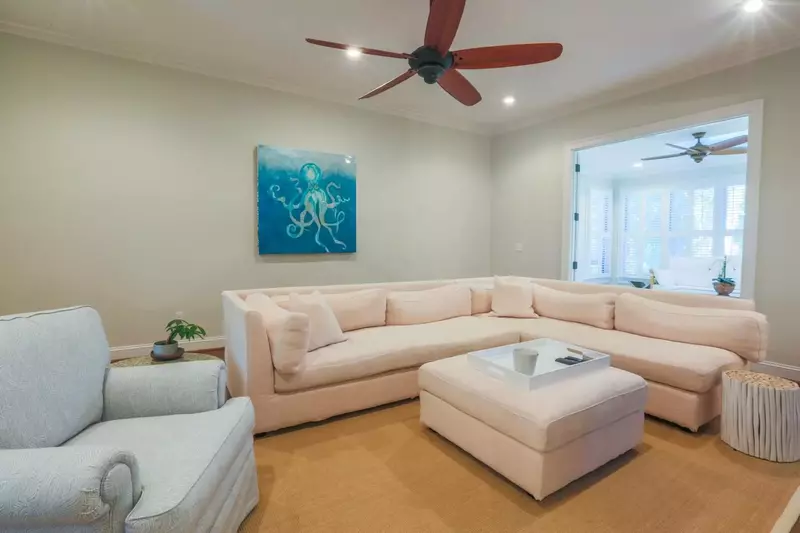 So many places within this home for you and your guests to relax and unwind.