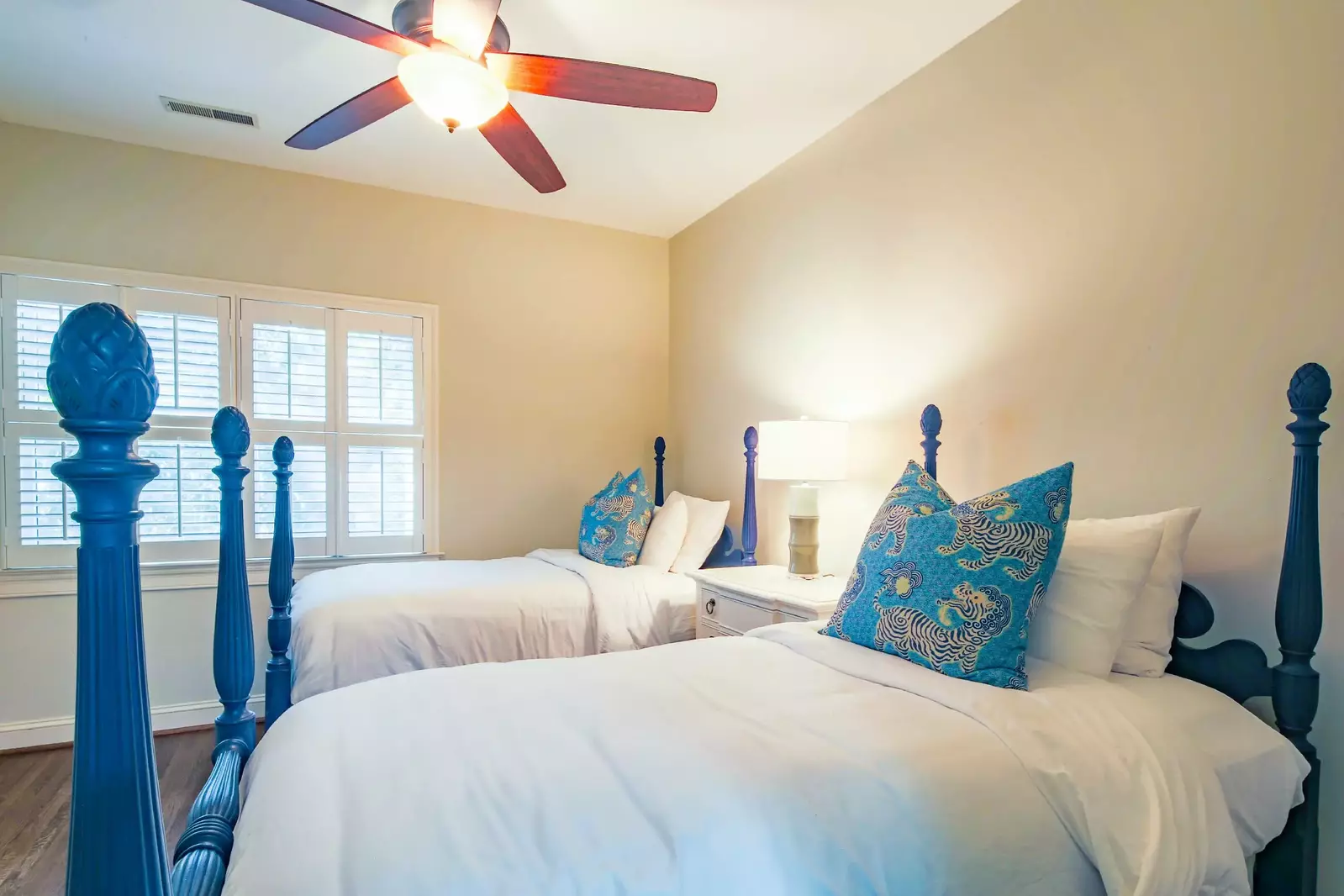 Perfect for the kids in your group, this room has two twin beds.