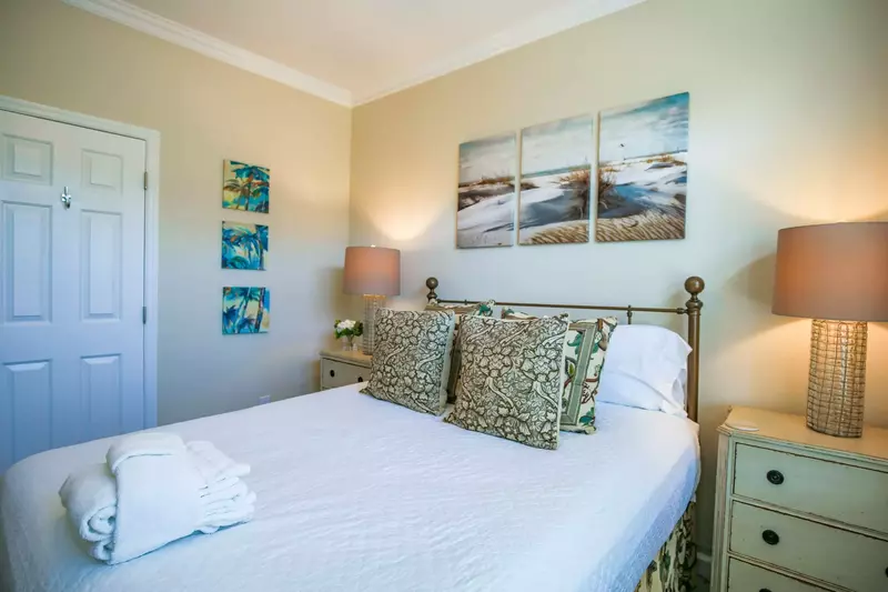 Each of the beds will be made in advance of your arrival with freshly laundered sheets.
