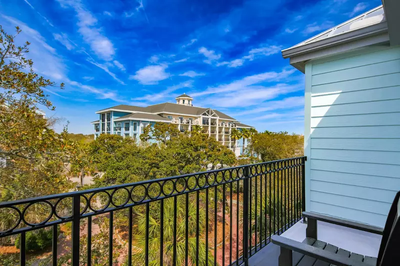 Step out onto the third floor balcony for these views of the Boardwalk Inn.