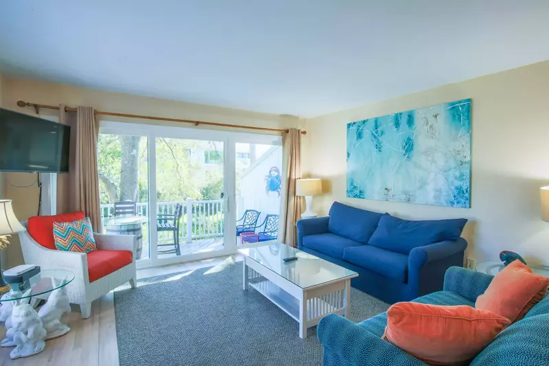 The Charburgh Yacht Club is a two bedroom villa within Wild Dunes Resort with lagoon water views.