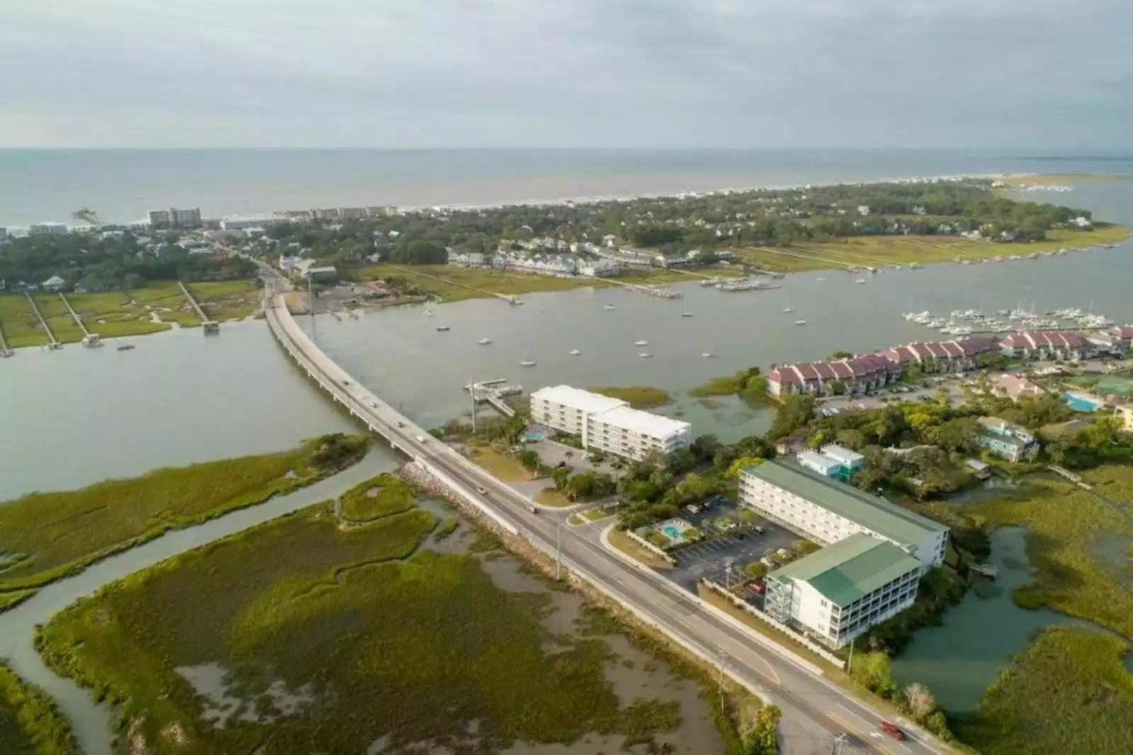 Turn of River is located minutes away from the beach and the Folly Beach commercial district.
