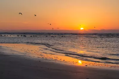 sunrise on Isle of Palms vacation
