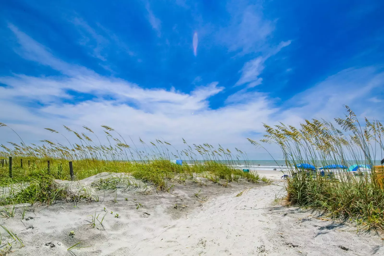 This beach access point is an easy 2 minute walk from the house.