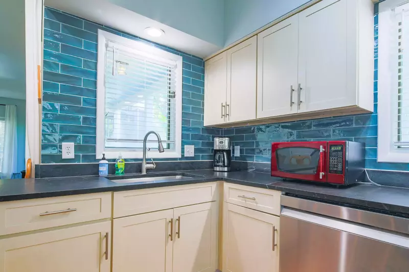 There's plenty of room to prepare your family's meals within the spacious kitchen.