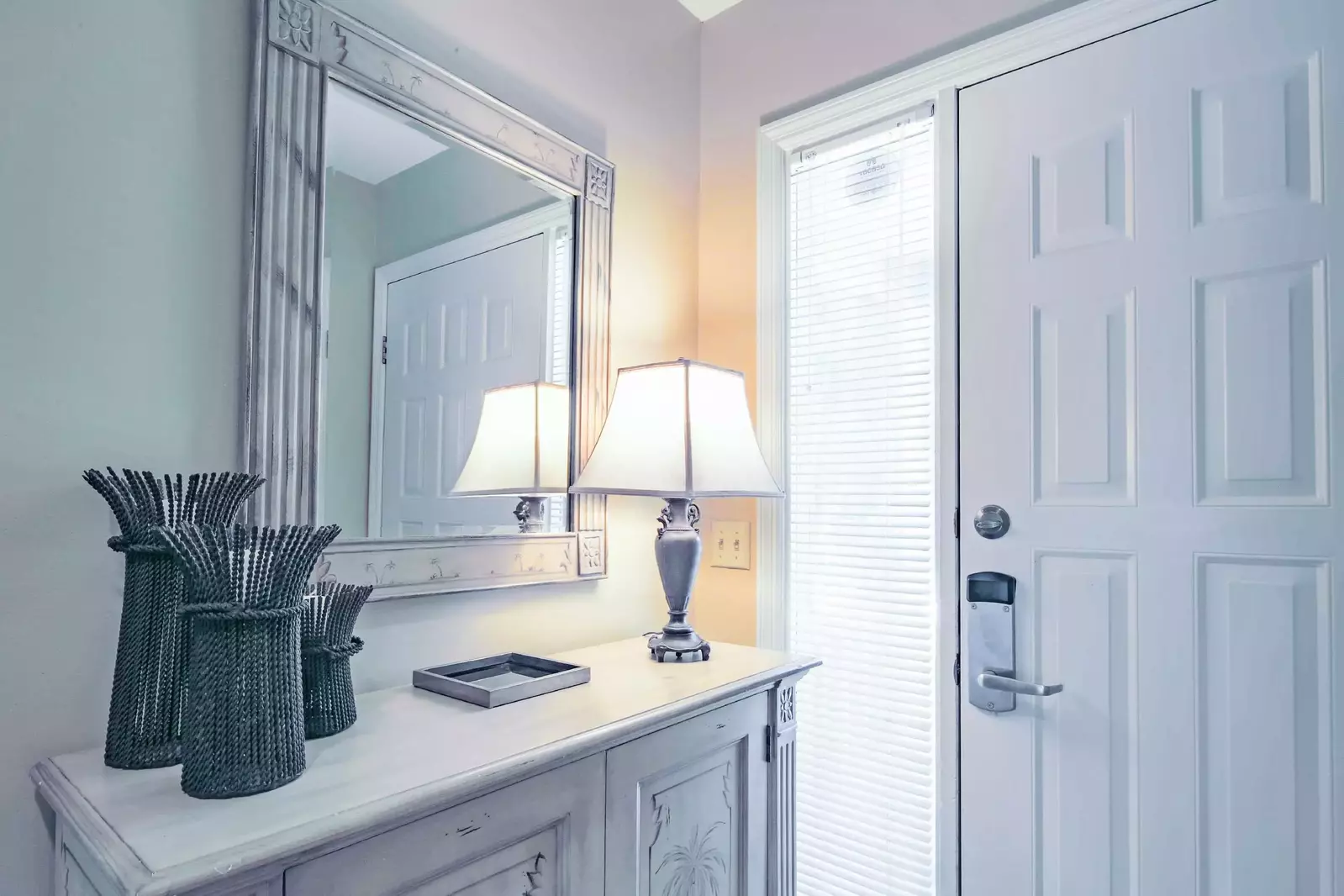 Step inside the front door to find this entryway.