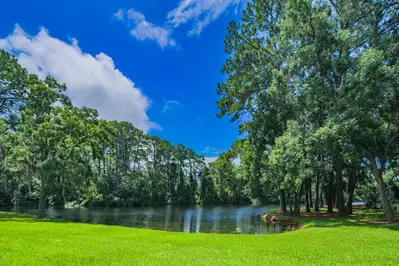 Right outside your window, enjoy tranquil lagoon views with herons, turtles, and the occasional deer making appearances.