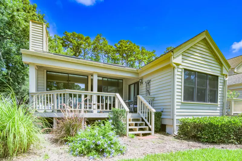 There's plenty of room on the back deck to sit back and relax with your friends or family.