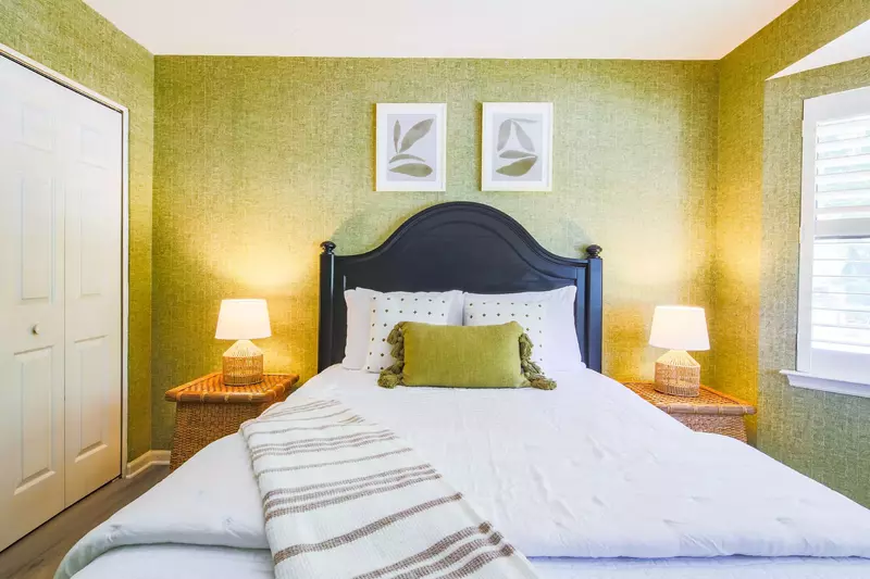 Each of the beds will be made in advance of your arrival with freshly laundered sheets.