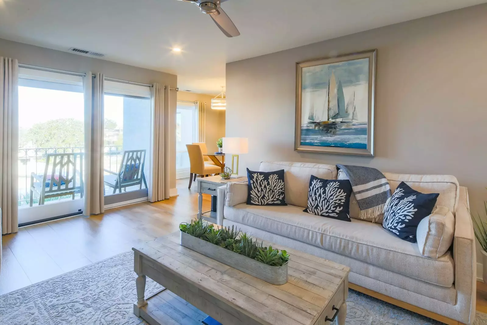 Ketch The Sunset is a beautifully decorated, third floor condo in Harbour Town.