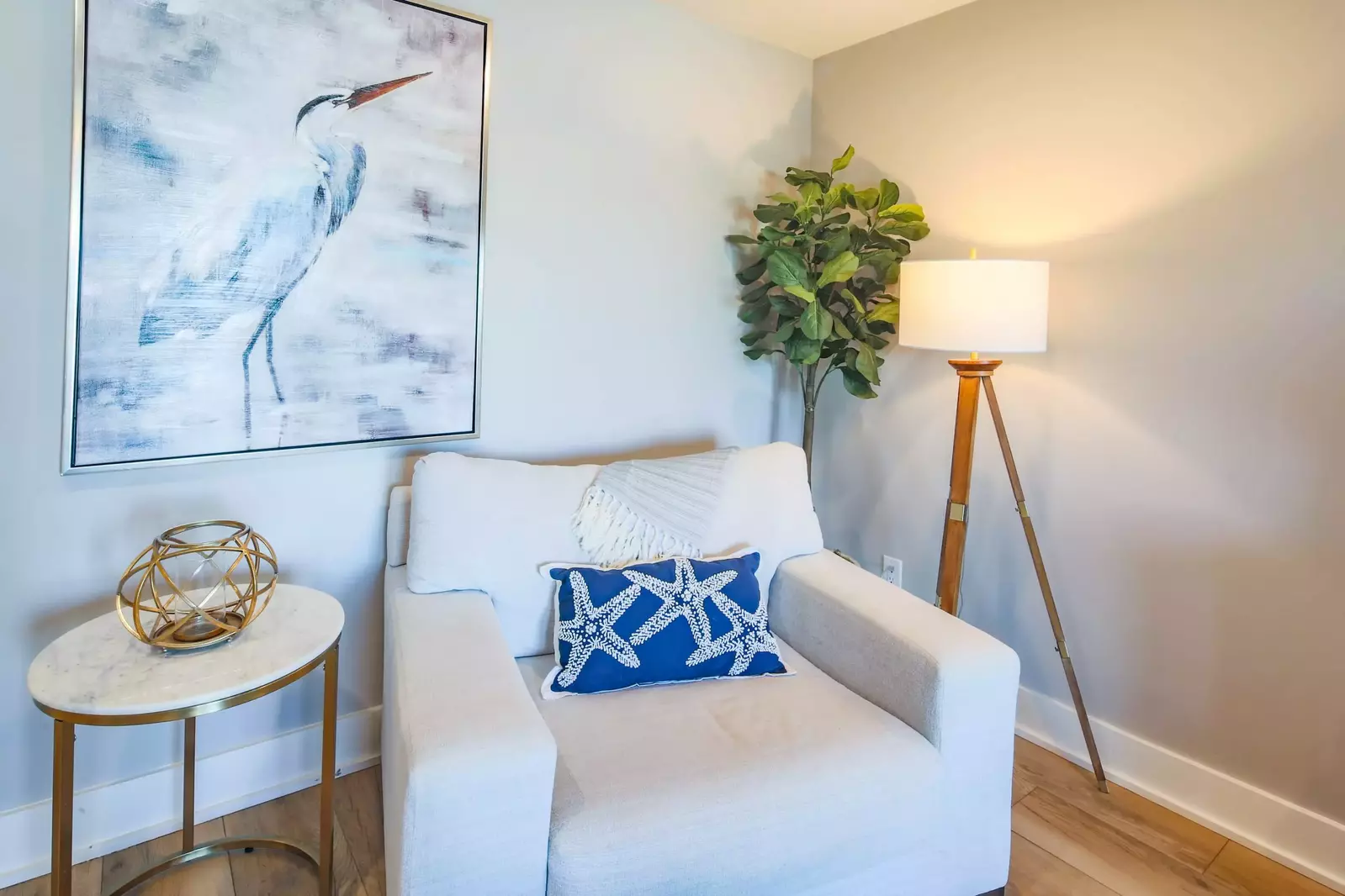 This is the perfect spot for your morning coffee or a a good book!