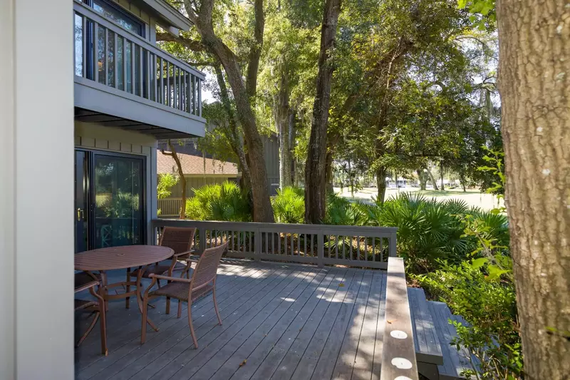 Shaded and secluded, the large deck is perfect for outdoor enjoyment on those cool summer evenings.
