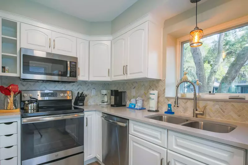 The kitchen is well stocked with everything you'll need to prepare your family's vacation meals.