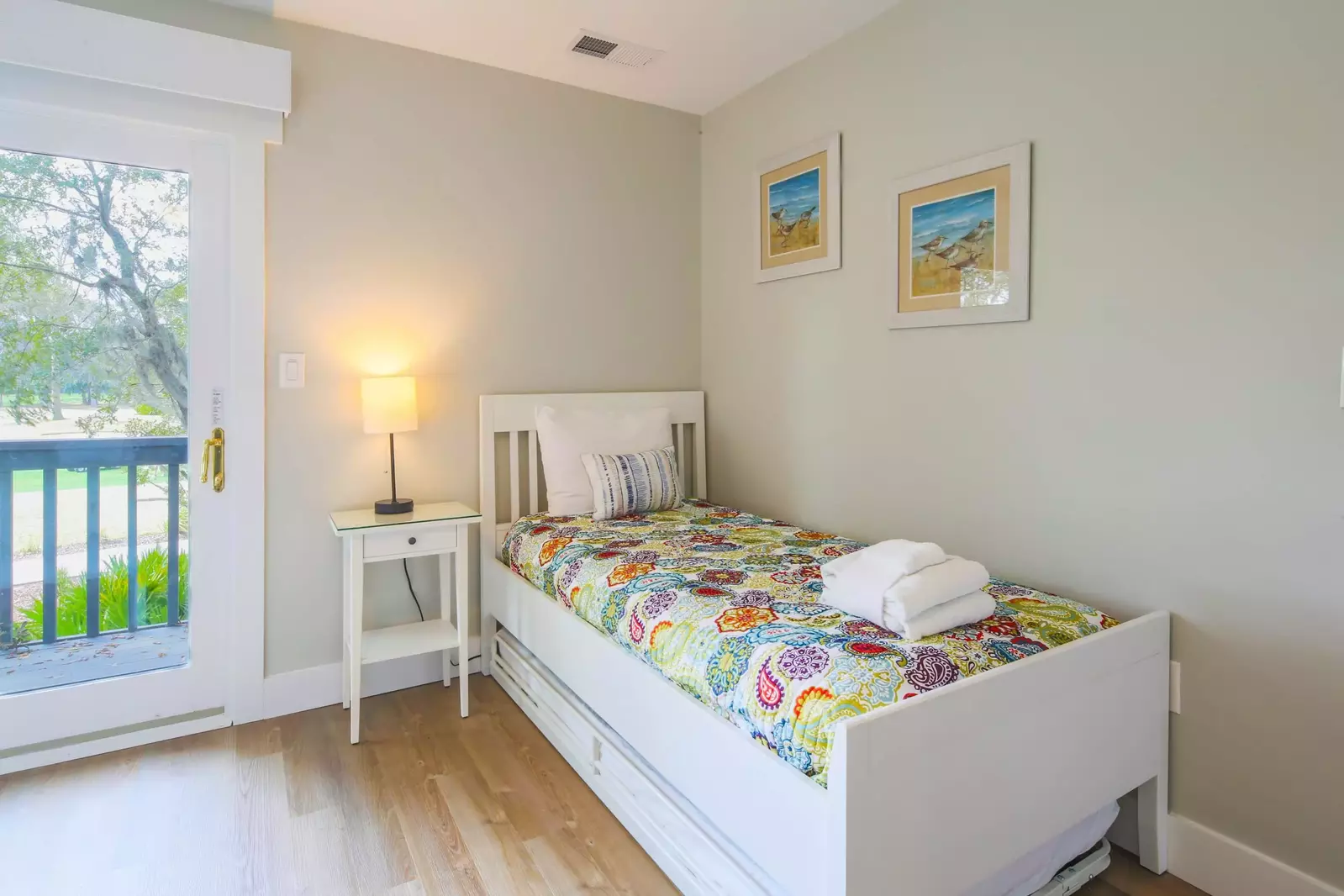 This twin bed is perfect for a small child or for use as a day bed.