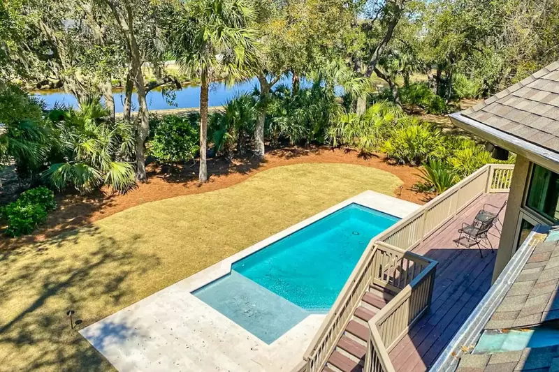 Enjoy the new pool and landscaping!