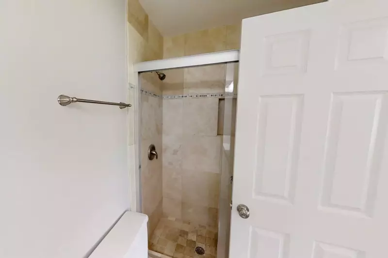 Large walk in shower in master bath