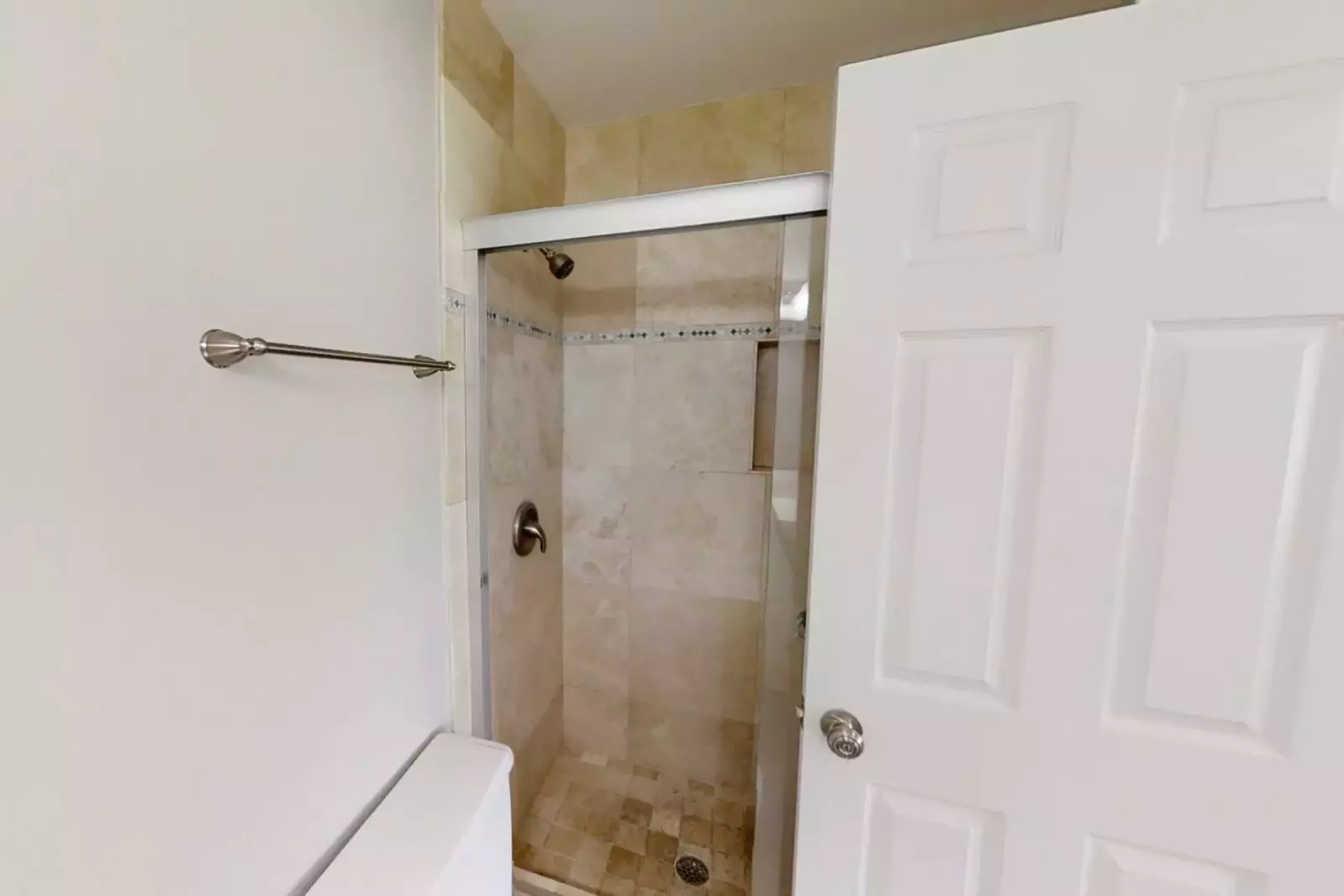 Large walk in shower in master bath