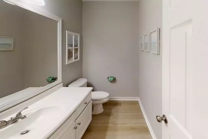 1/2 Bath on first floor for convenience