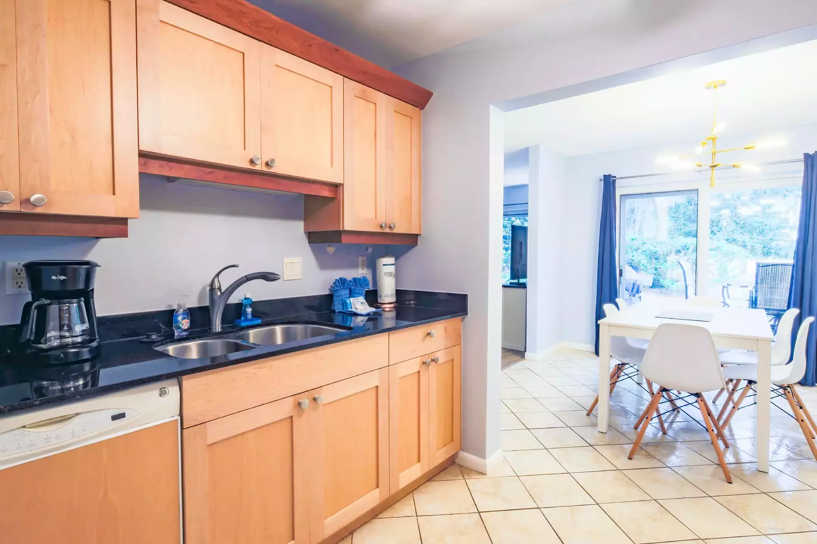 There's plenty of room to prepare your meals in this spacious kitchen.
